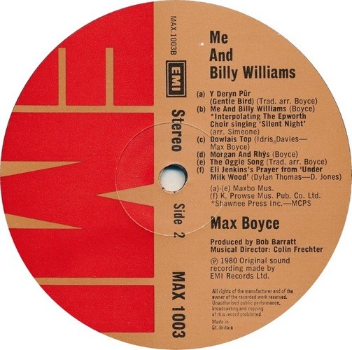 Billy Williams and choir - The Old Lamp-Lighter