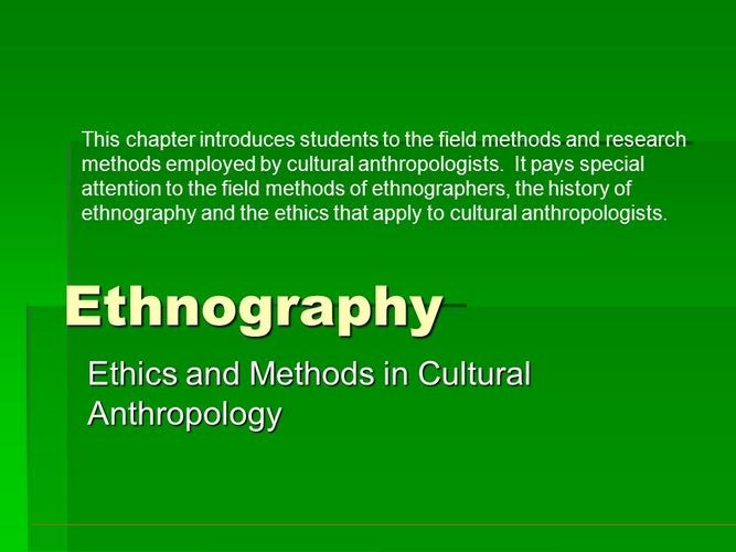 Ethnographers, The